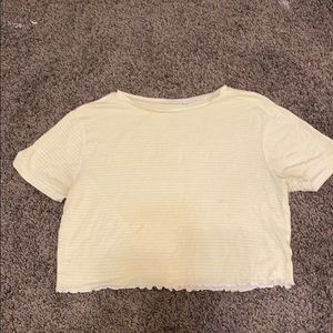Striped crop top